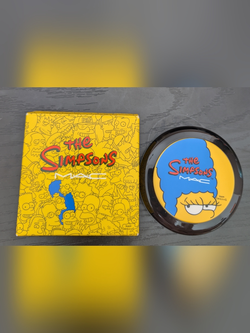 MAC x The Simpsons Marge Compact Powder Blush